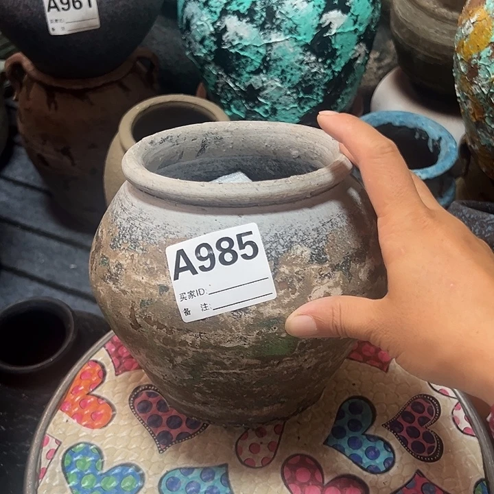 粗陶盆默认打孔高15口13