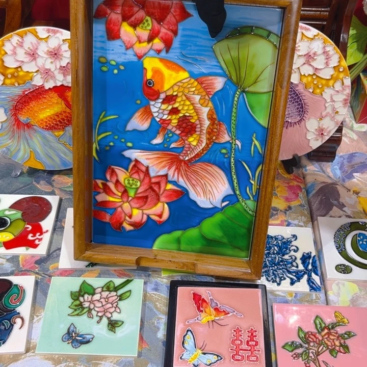 瓷片瓷板画艺术作品