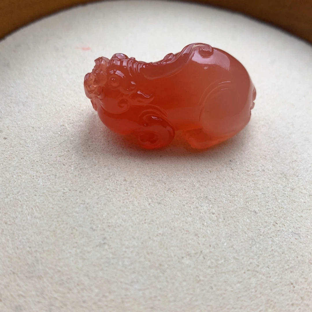 南红玛瑙未镶嵌保山天然原矿南红貔貅吊坠