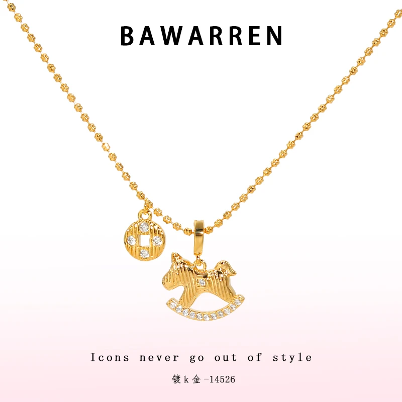 Bawarren 14526-【马上有钱】项链气质轻奢时尚