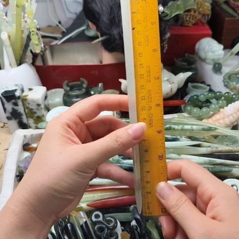 蛇纹石玉合金珠宝半成品