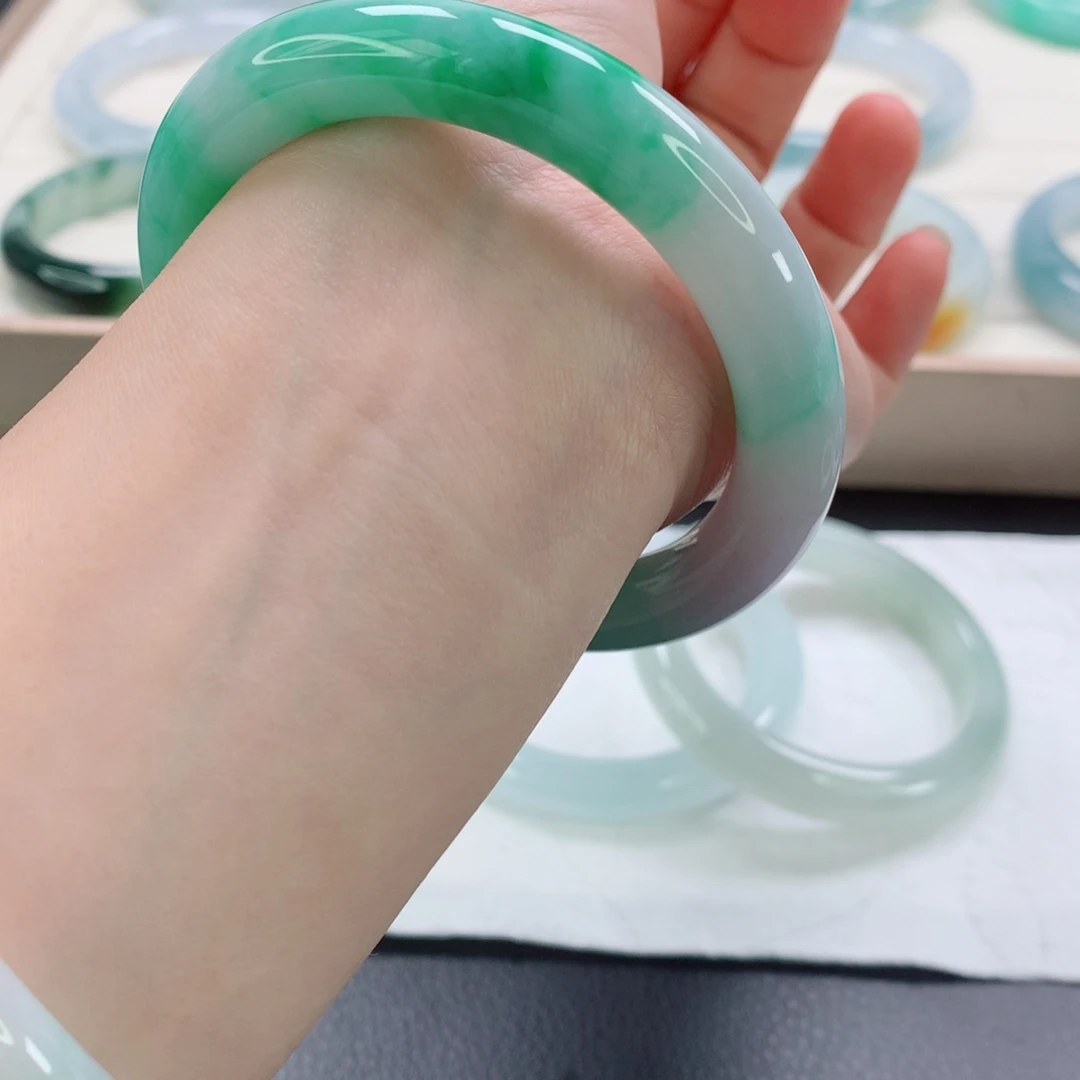 未镶嵌手镯翡翠6号-55