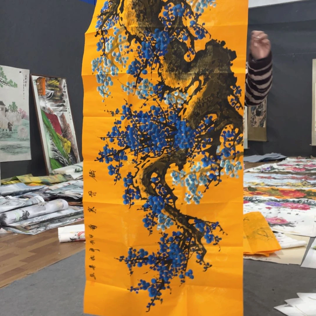 国画 国画作品画心一张