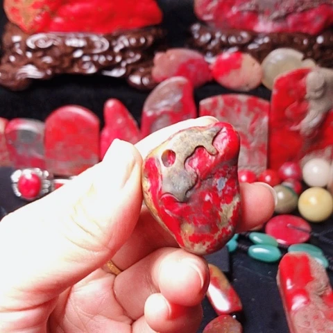 陆***新昌化鸡血石昌化鸡血石原石