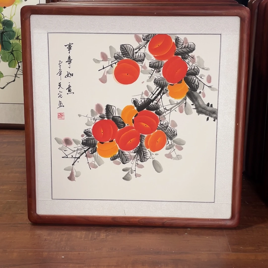 国画带框尺寸63*63厘米