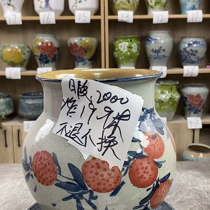 缸12xc景德镇陶瓷花盆