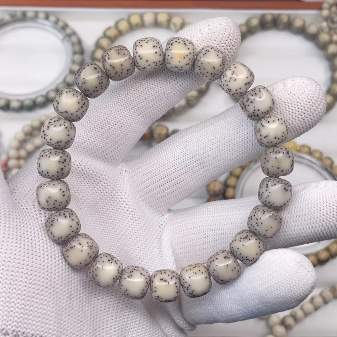 手串星月菩提卡10奶奶灰侧留白