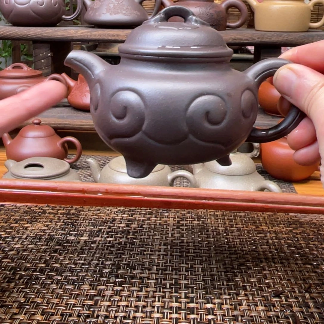 茶壶紫砂宜兴原矿紫砂手工制200