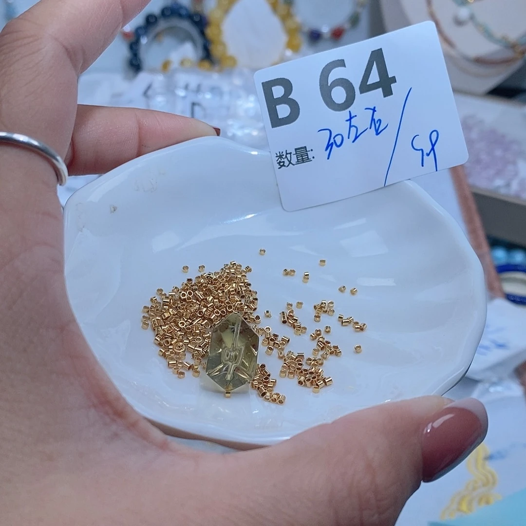 水晶珠宝半成品银S925镶嵌B.64