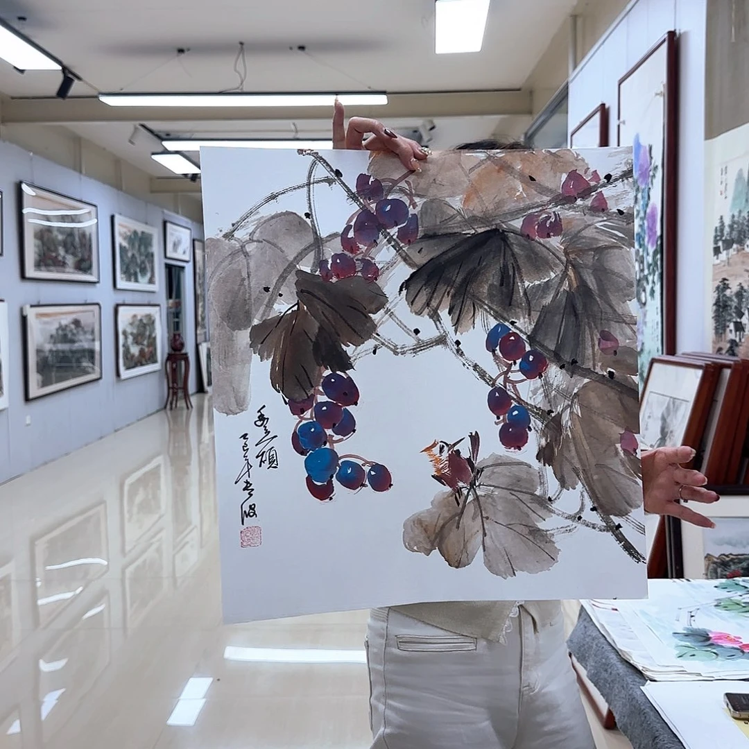 国画国画作品展。国画作品