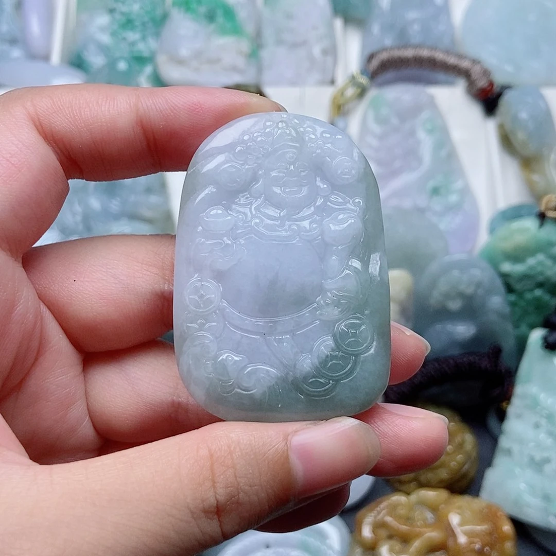 翡翠未镶嵌吊坠(不含链)翡翠