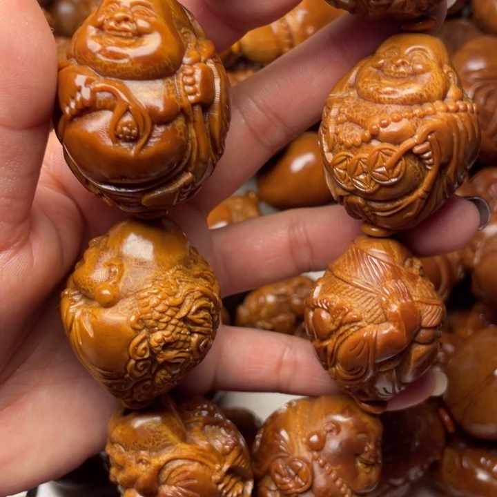 木***子橄榄核吊坠橄榄核手持