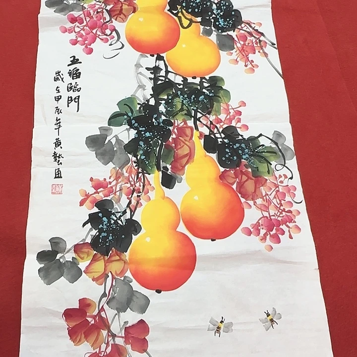 国画手绘画作品展