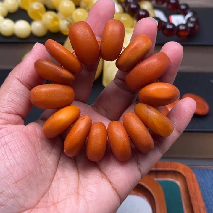 开***悟琥珀未镶嵌珠宝奇石M166号橘皮