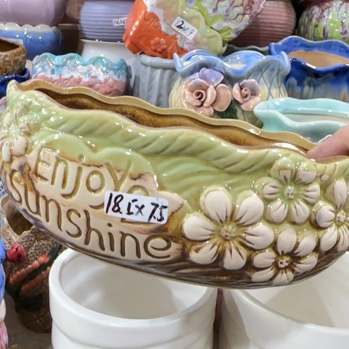 凑9块包邮，有孔花盆