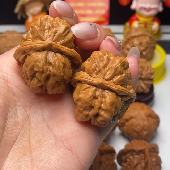 核桃文玩核桃三角蛙36尺