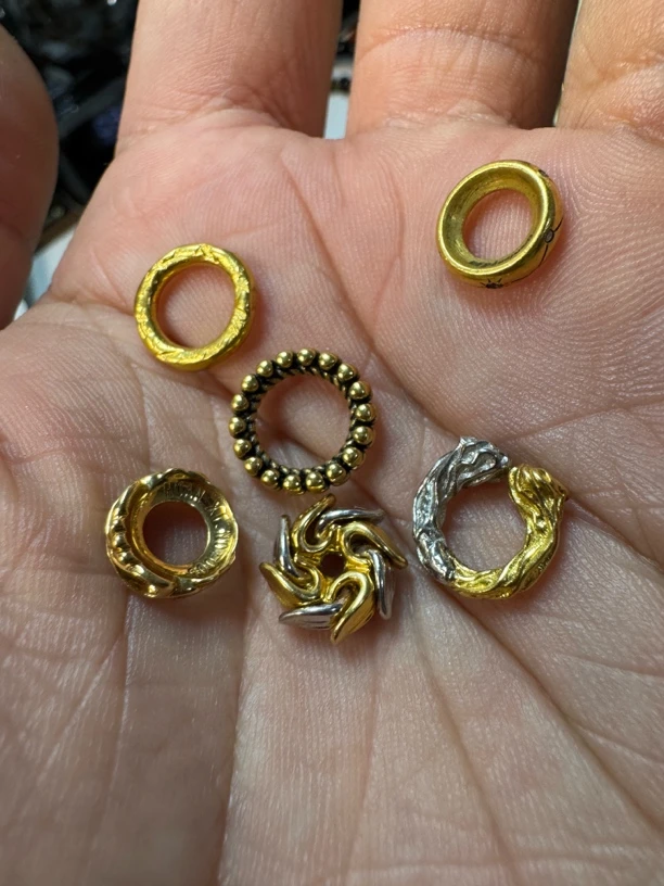 锌合金锆石戒指 卡环，各种卡环蛇年