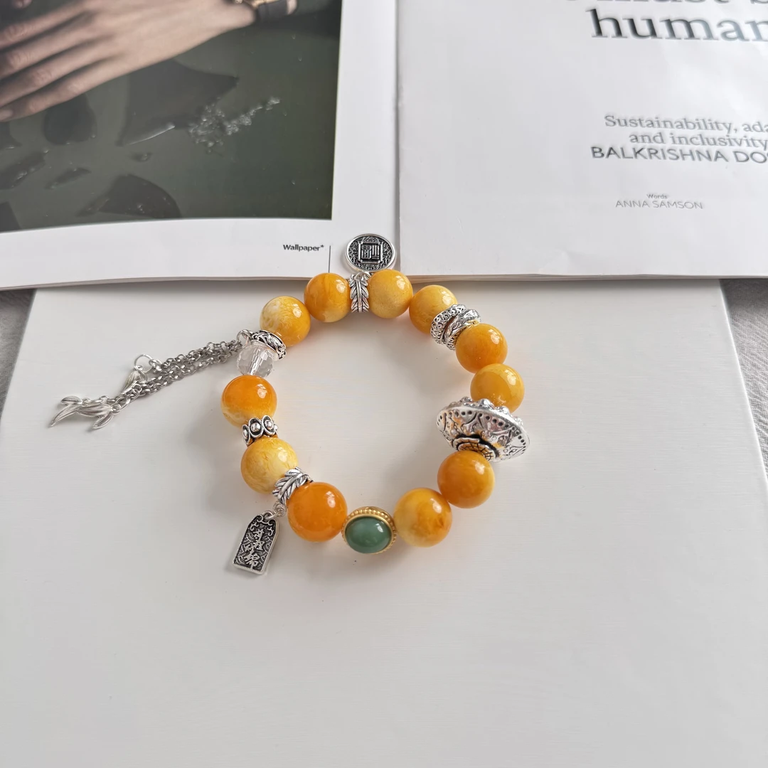 高定珠宝蜜蜡手链13+ZX3062S