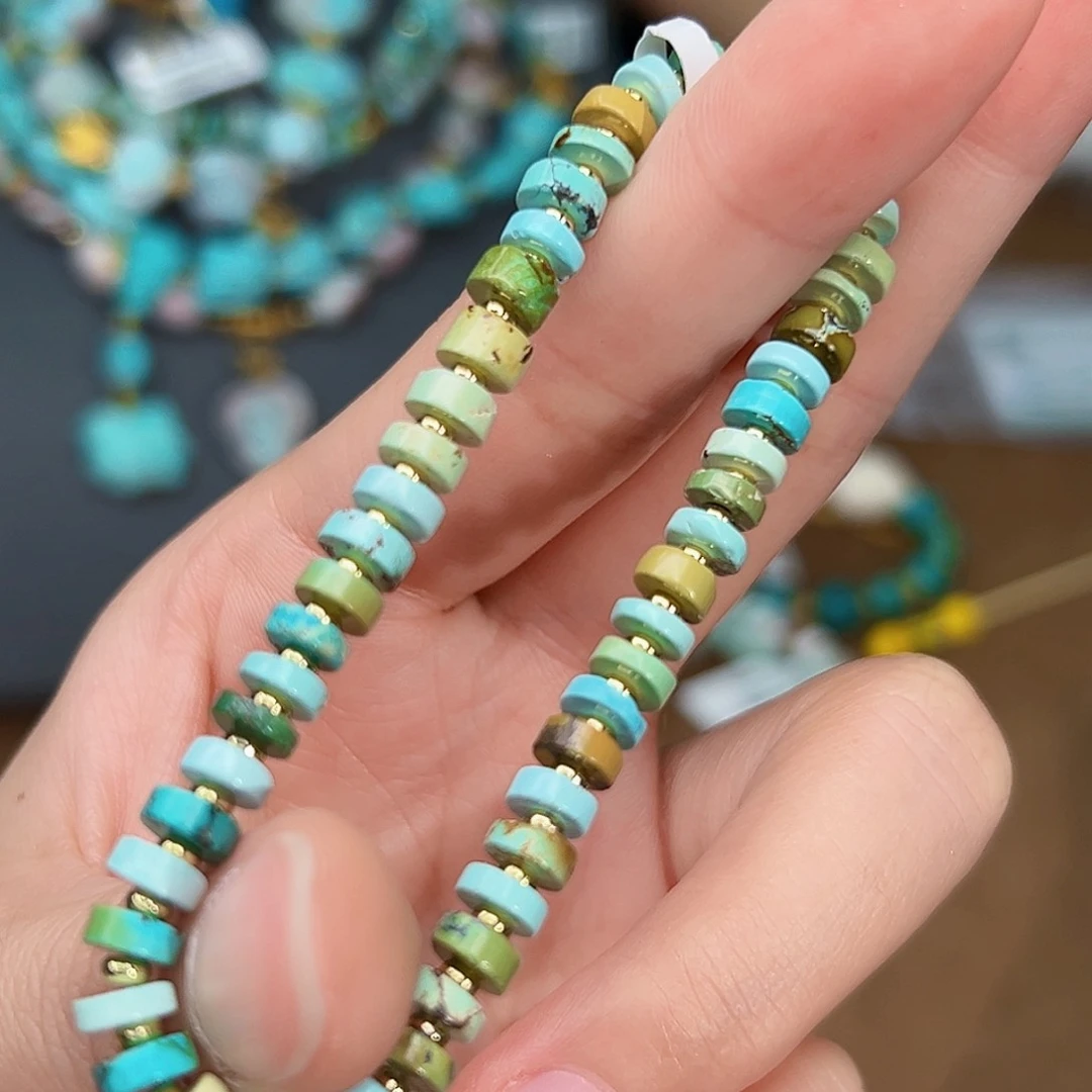 绿松石珠宝奇石未镶嵌