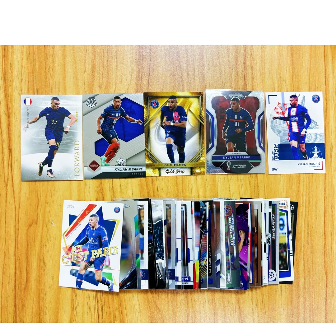 正版 姆巴佩球星卡  43张不重复款式 一步到位  帕尼尼 topps 等
