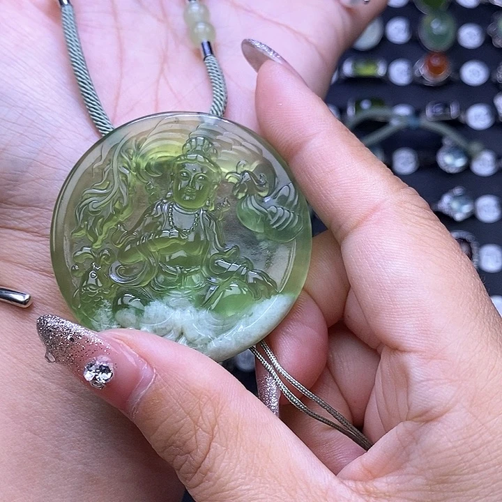 岫玉未镶嵌颈饰X*酱