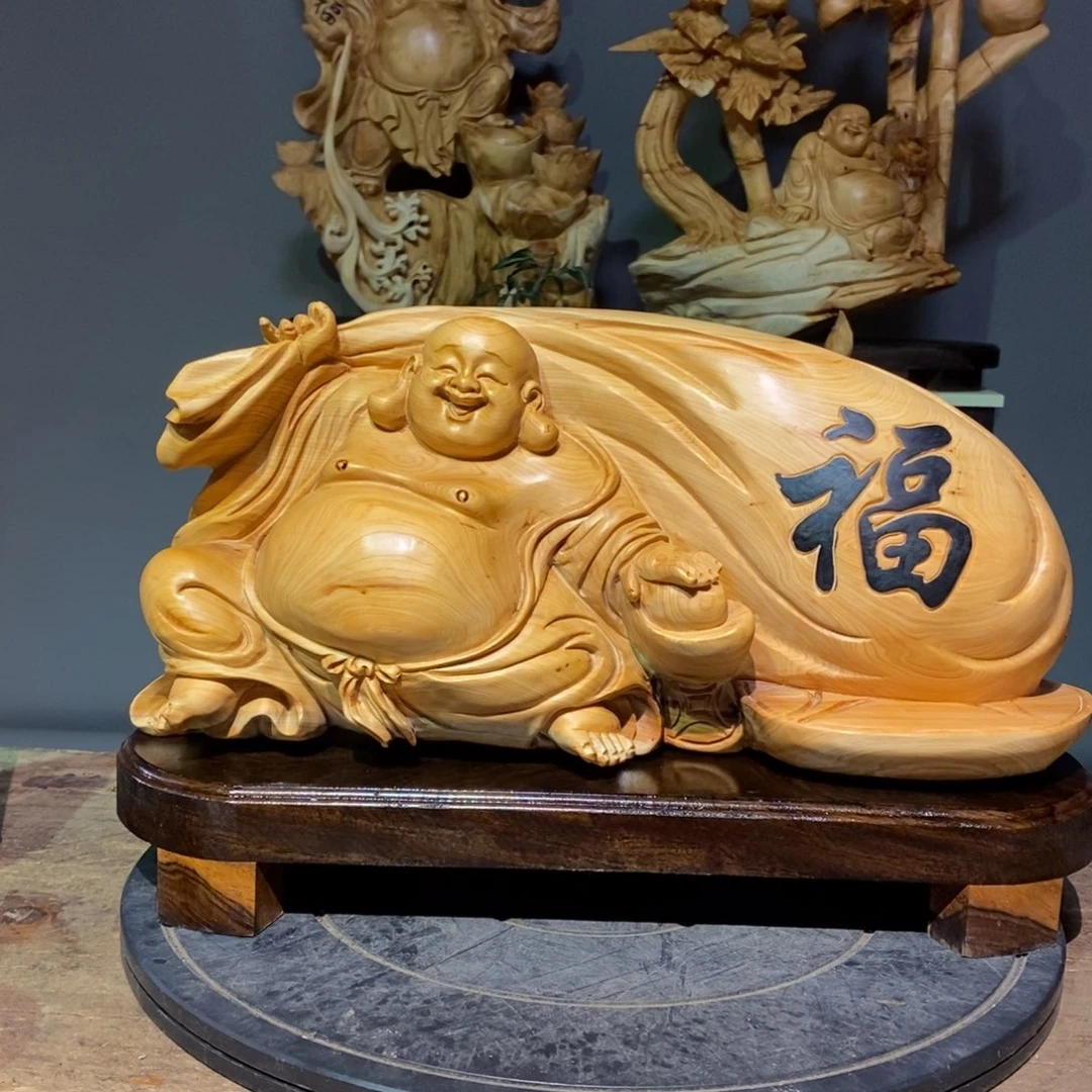 谢***哥柏木（崖柏）崖柏木雕刻