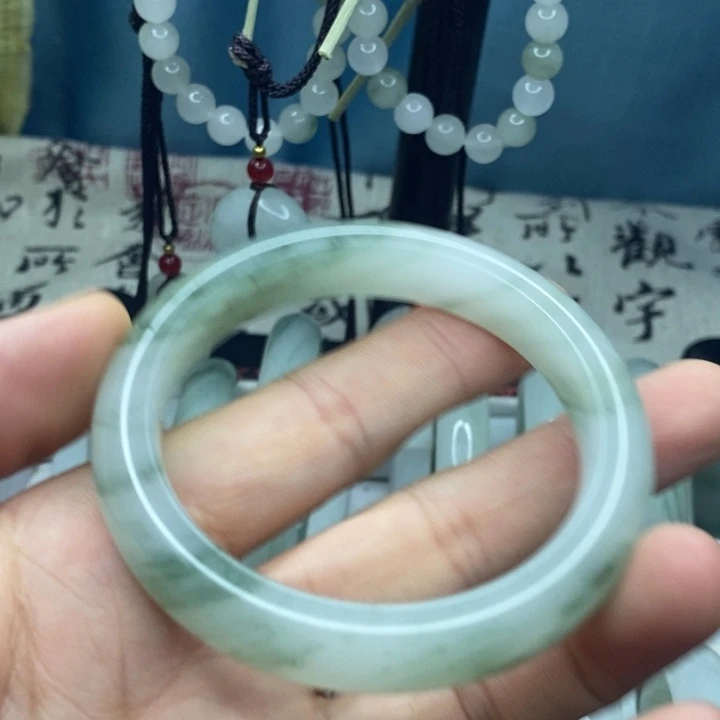 合金手镯石英质玉（非洲翠）