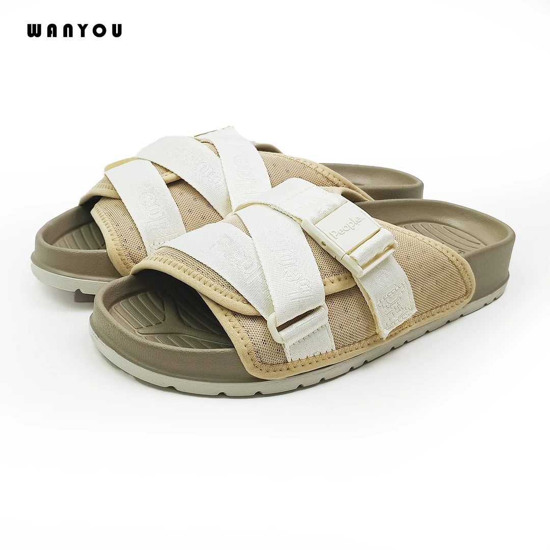 YP-664素面一字拖透气纯色夏季防滑四季平底轻便女款舒适休闲鞋