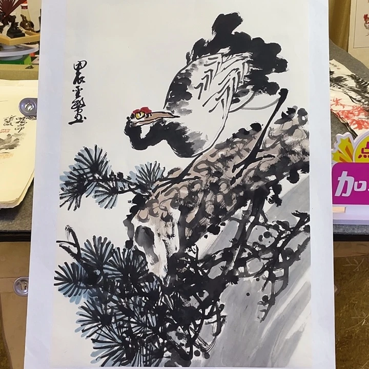 国画张圣敏先生纯手绘作品