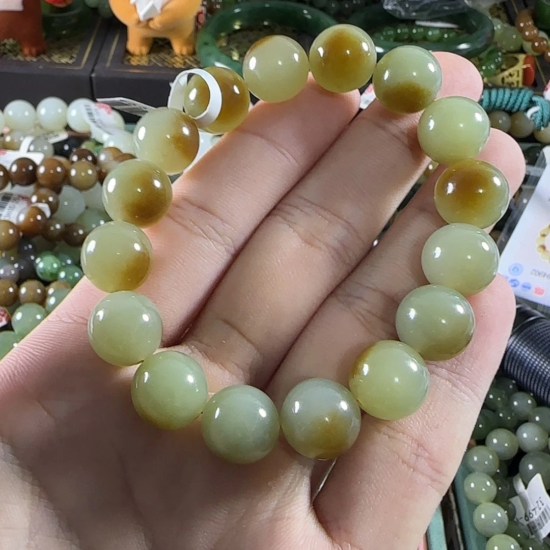 和田玉未镶嵌手链24