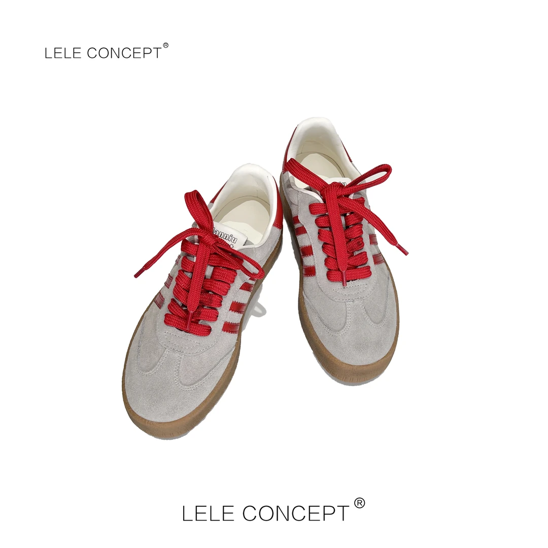 LELE CONCEPT |「夭夭」搭个性四条杠德训鞋X0190