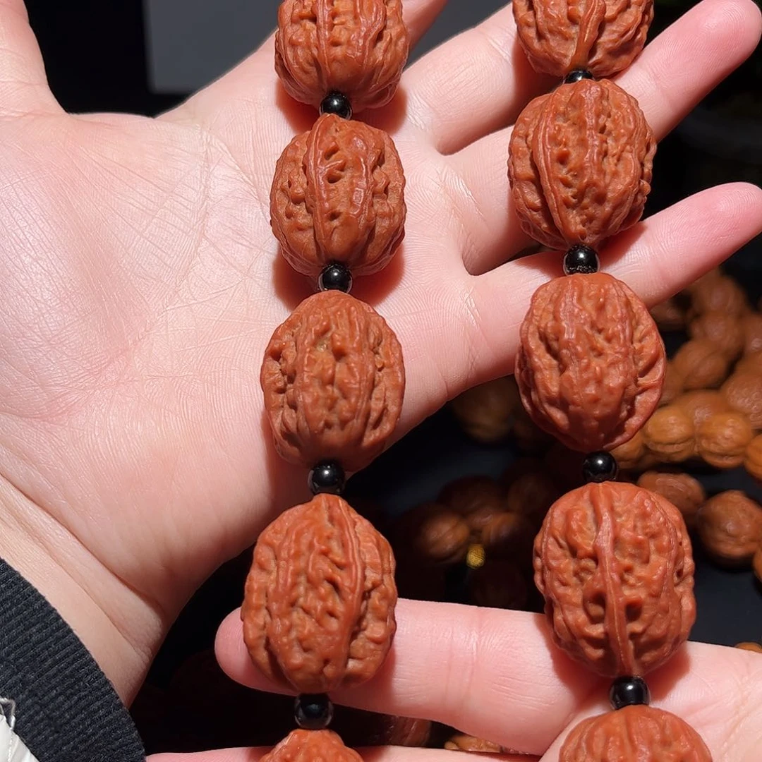 手串文玩核桃八棱粗筋手持