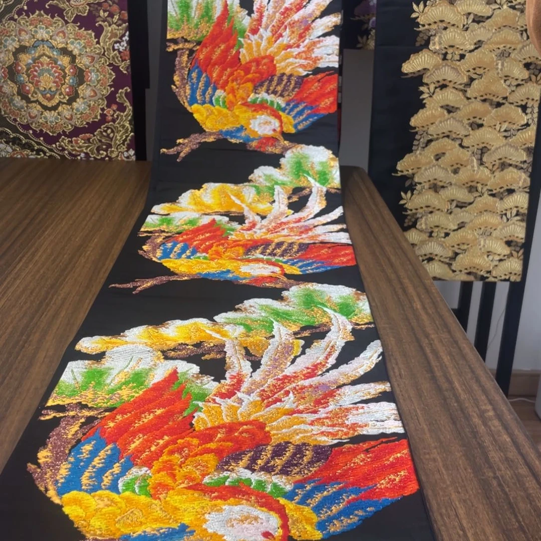 织绣唐锦西阵织桌旗