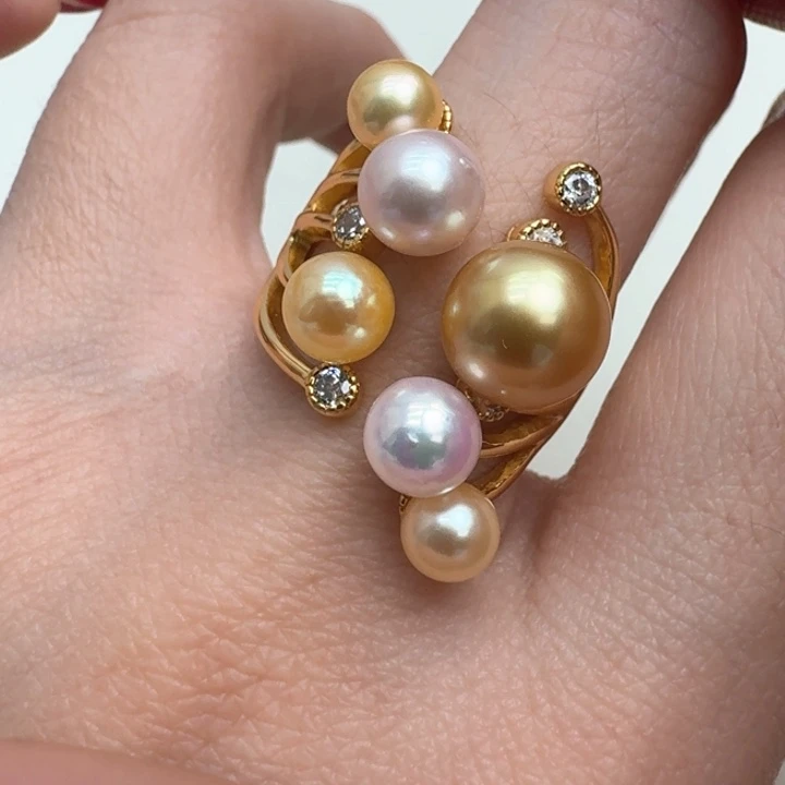 海水珍珠颈饰银S925镶嵌