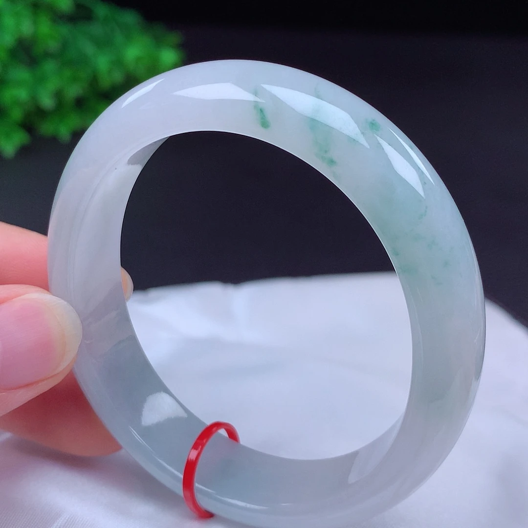 翡翠未镶嵌手镯57贵妃680016