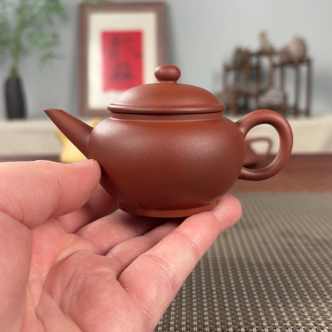 紫砂茶壶微瑕黄龙山原矿紫砂壶