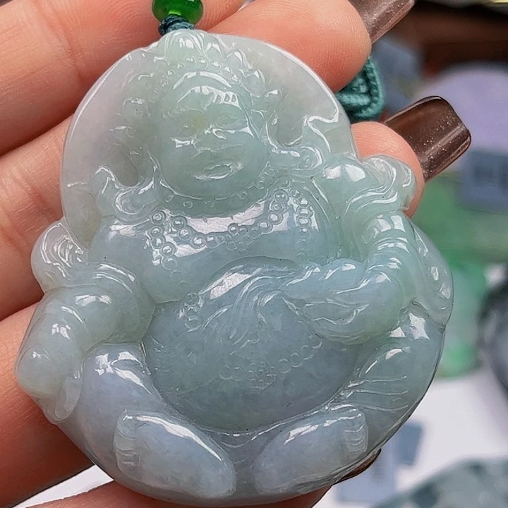 翡翠未镶嵌颈饰挂件