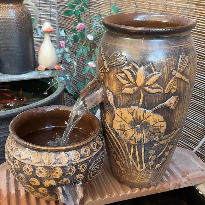 粗陶口径19/39，20/16进水口2.5厘米