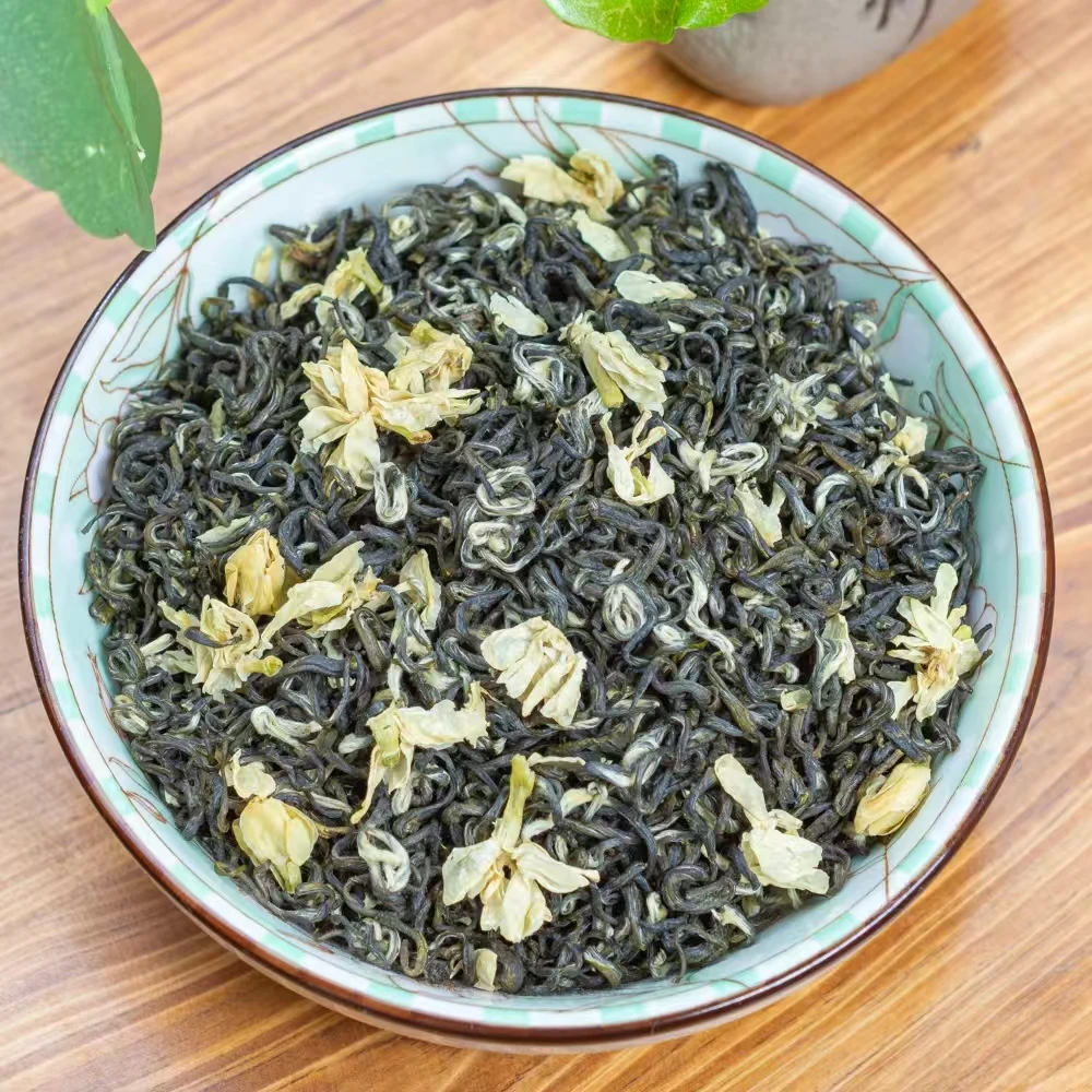 2025新茶茉莉花茶散装四川雅安飘雪浓香型新茶蒙顶山茶叶