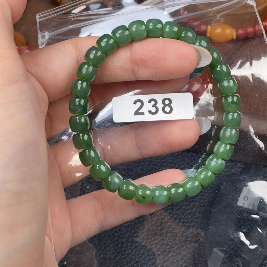 南红玛瑙未镶嵌手链卡7