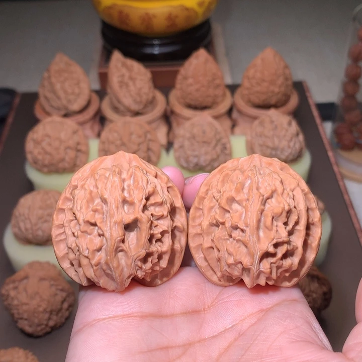 核桃文玩核桃把件苹果