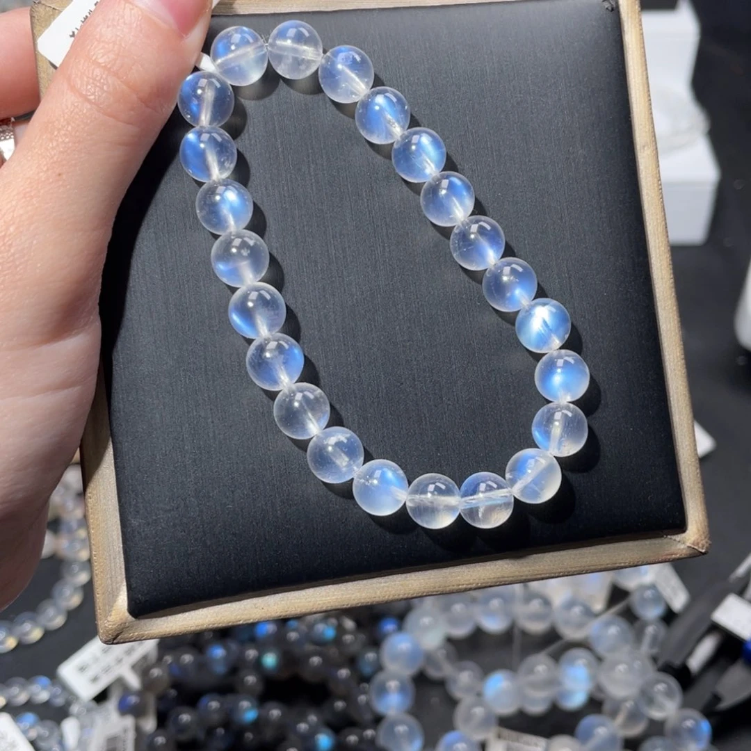 手链未镶嵌长石毕业级蓝月光8m+