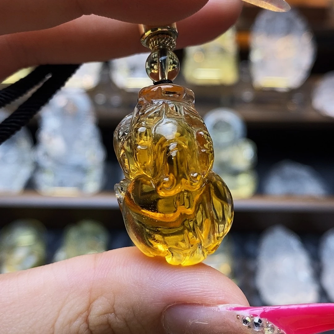 未镶嵌水晶吊坠(赠链)