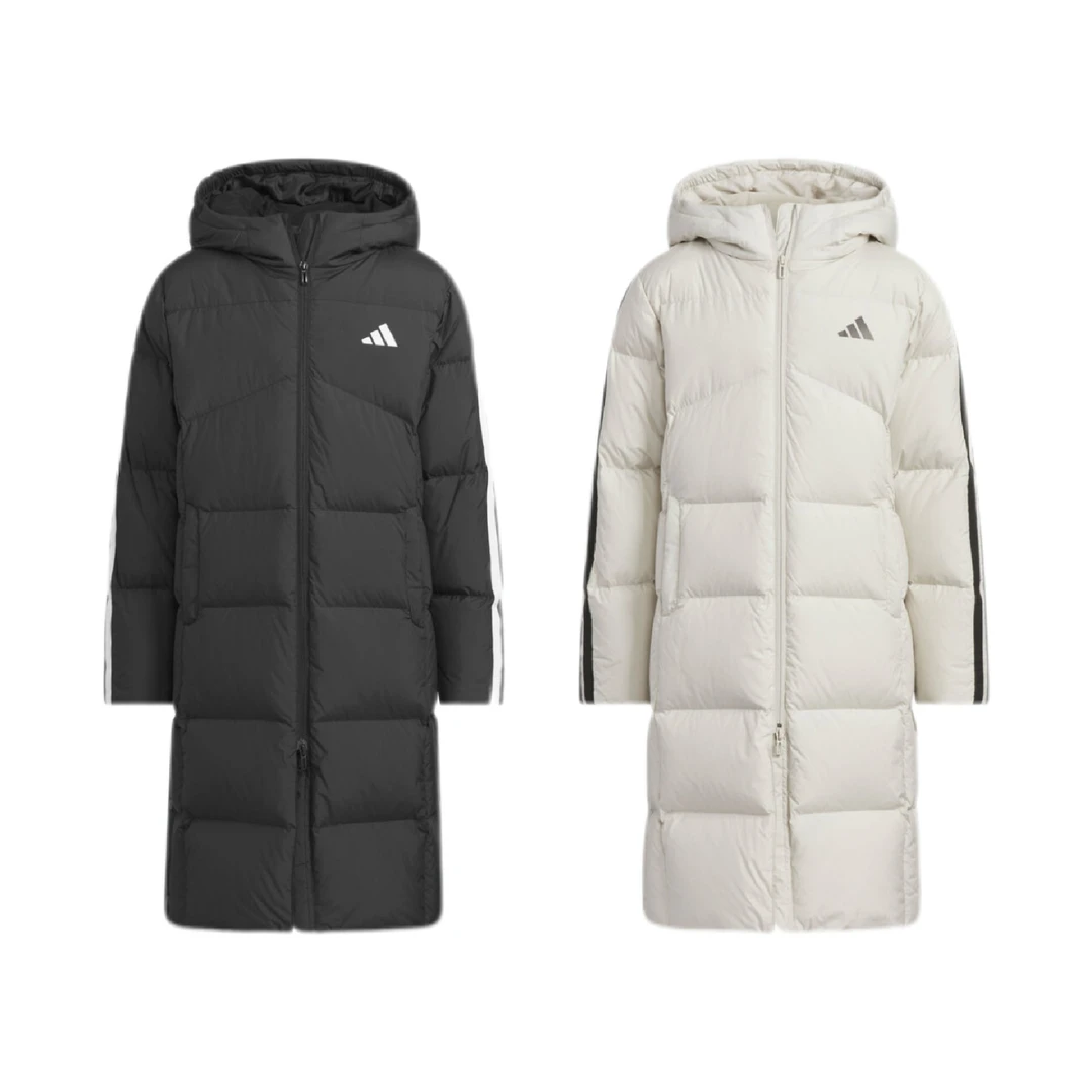 adidas阿迪达斯儿童长款保暖羽绒服运动休闲双拉链外套KB5095