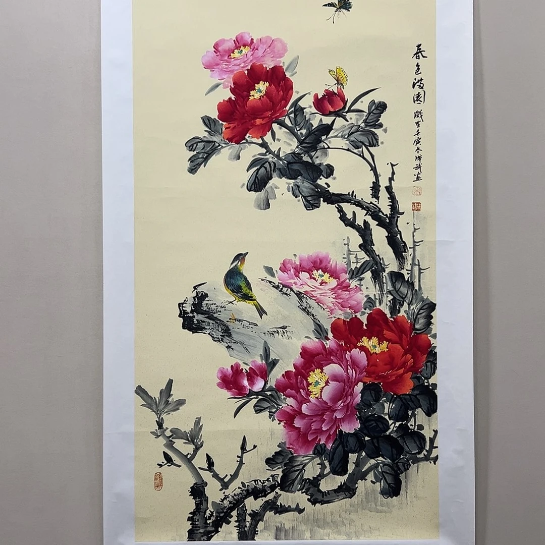 国画精品纯手绘8平尺