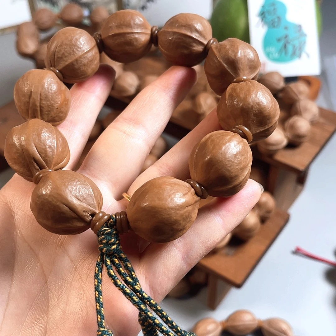 坦***灵手串/手链橄榄核22/25梅林铁核
