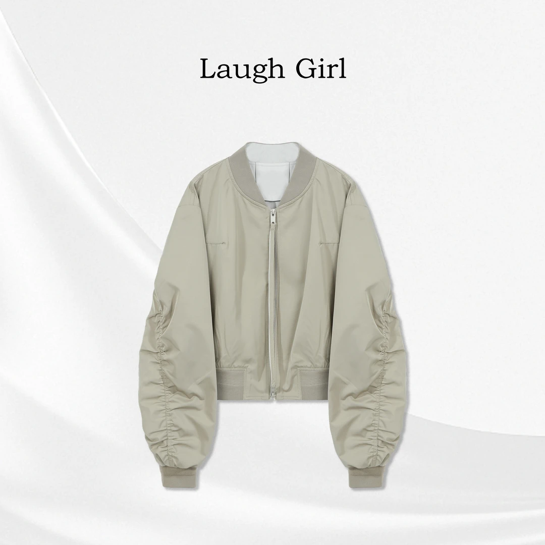 楚楚君 Laugh girl【人气王】早秋时尚棒球服外套WL53960J