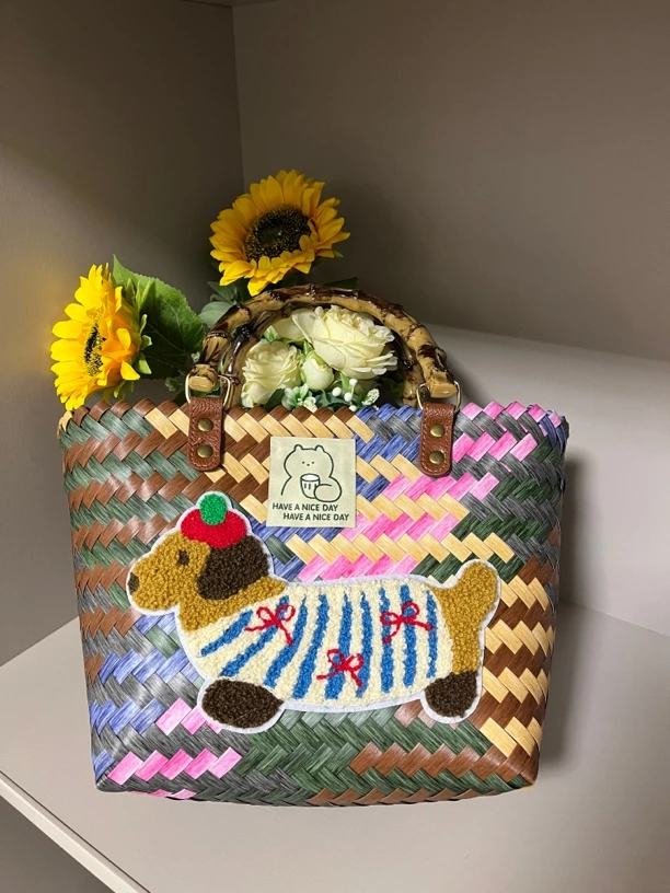 原创手工编织包狗狗系列