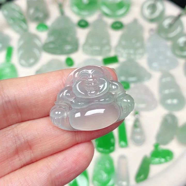 颈饰未镶嵌翡翠缅甸天然A货翡翠