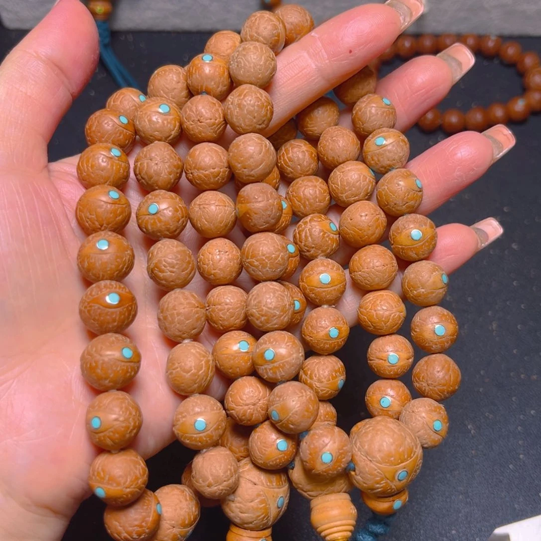 凤眼菩提吊坠12.5mm精品松丁手串